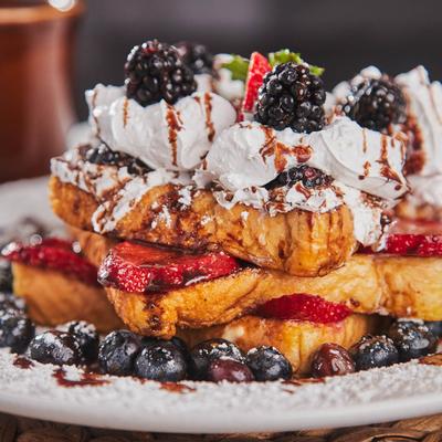Triple Berry French Toast