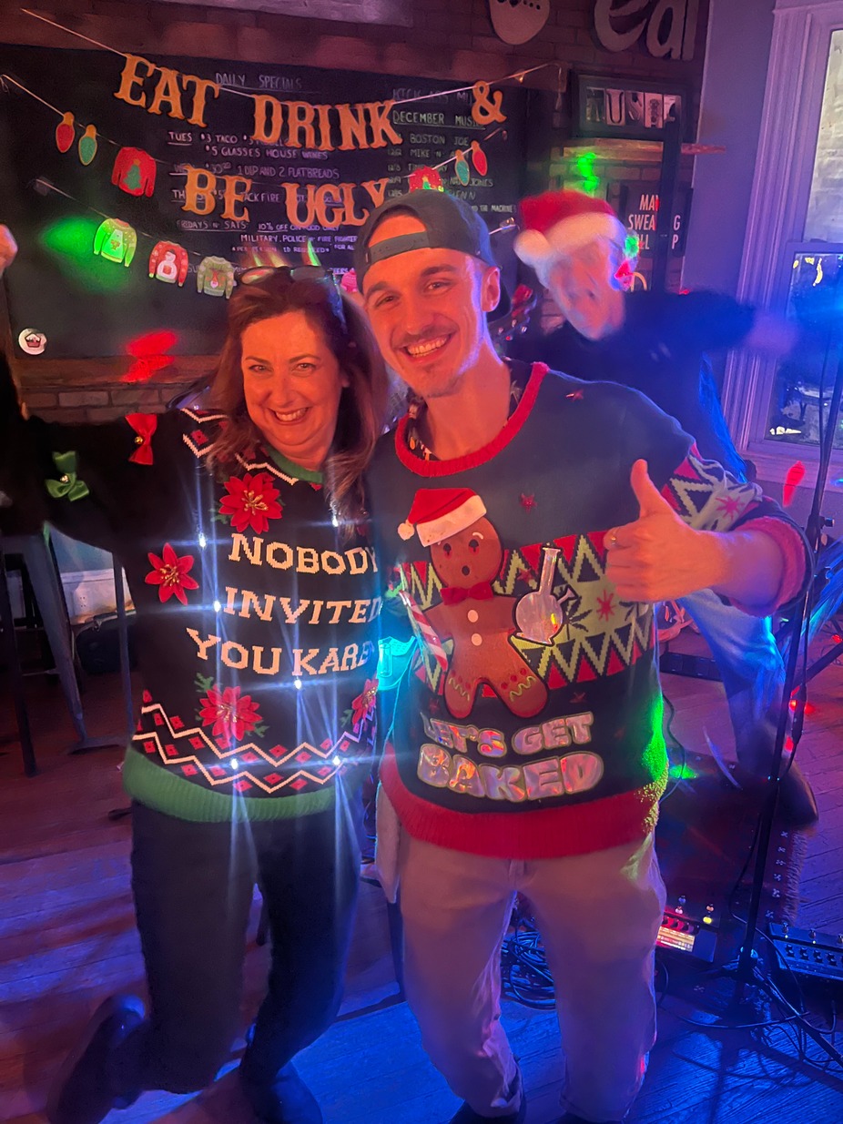 “Ugly Christmas Sweater Party” event photo