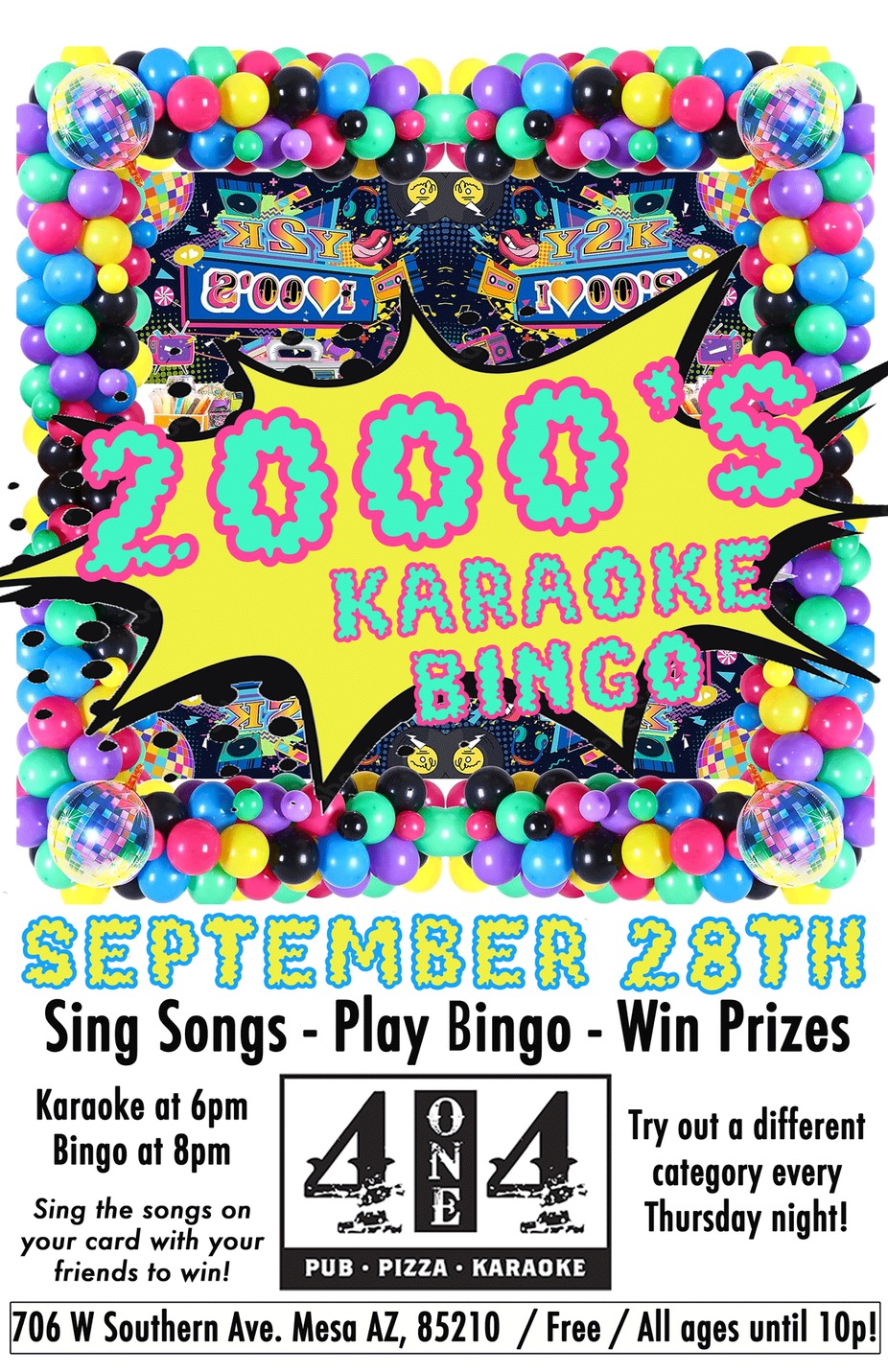 Karaoke Bingo: 2000's Edition event photo