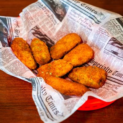 Fried jalapeno poppers.