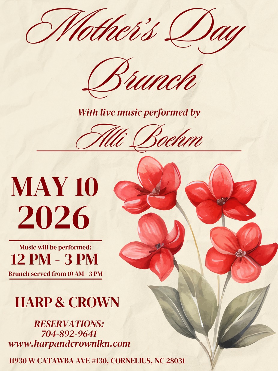 Mother's Day Brunch - Live music by Alli Boehm! event photo