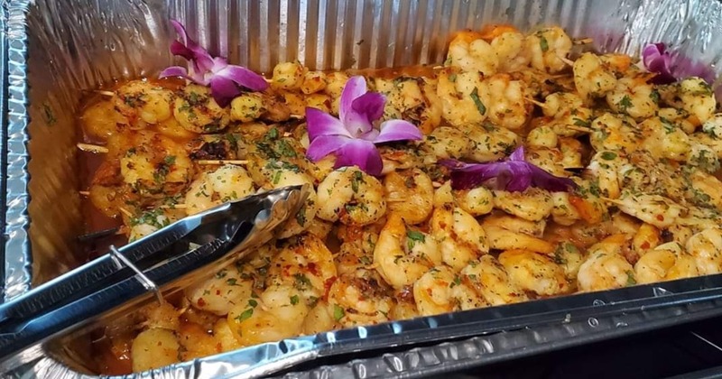 Shrimp catering tray