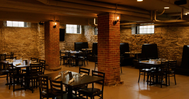 Interior, atmosphere in the bar