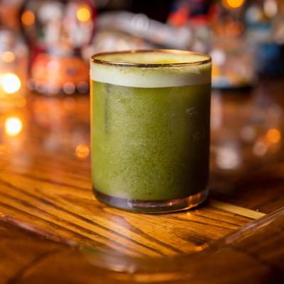 Matcha Man Brandy Savage cocktail