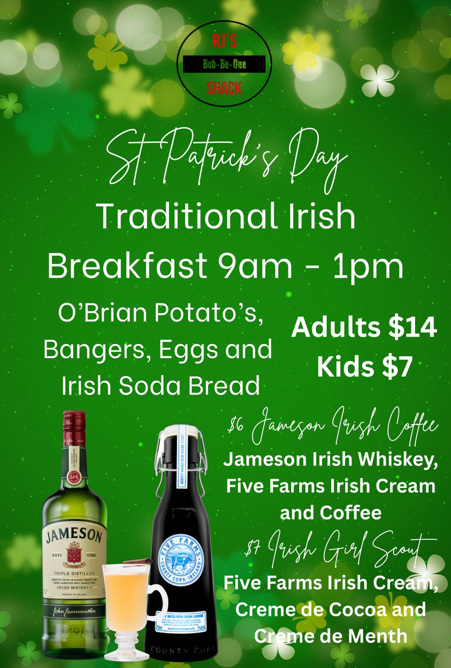 St Patrick's Day Brunch event photo