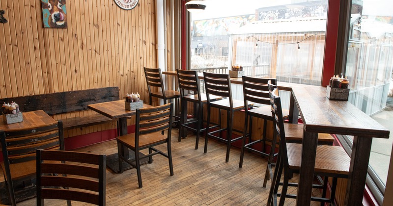 Interior, dining area