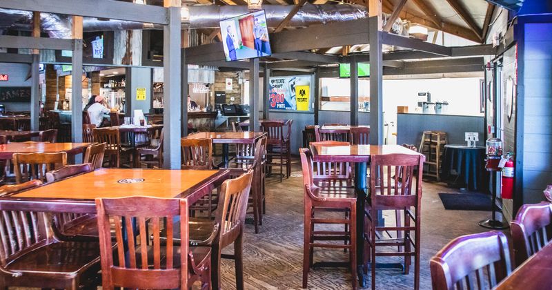 Interior, tables and seats