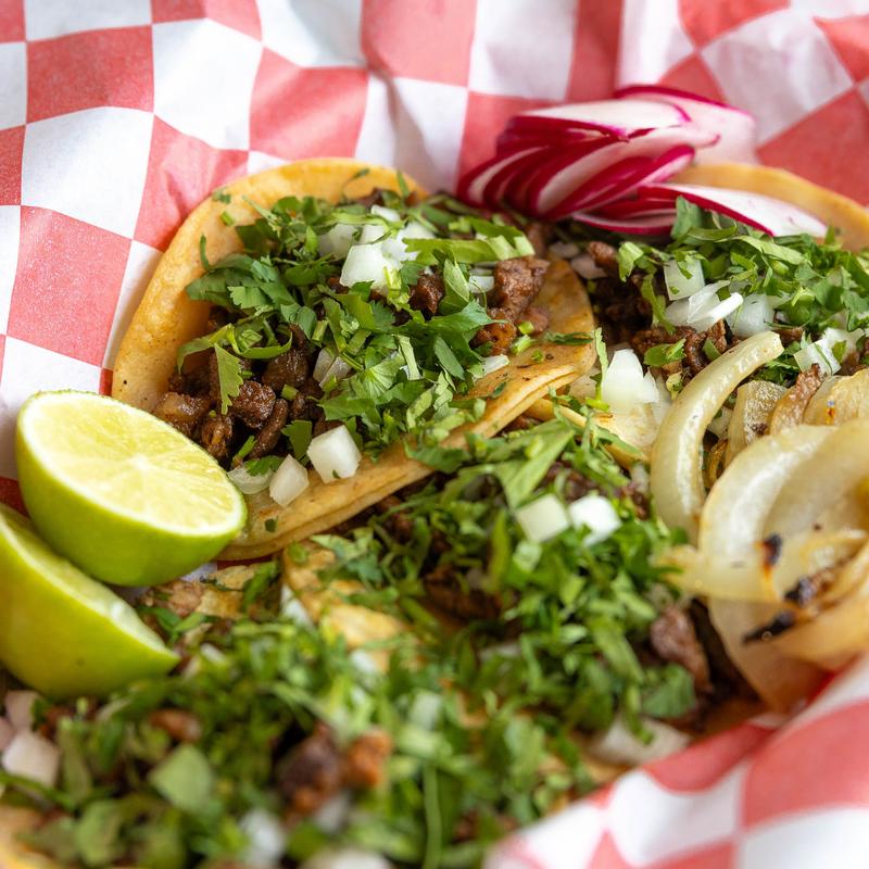 menu item 9 of 9, Tacos de Asada