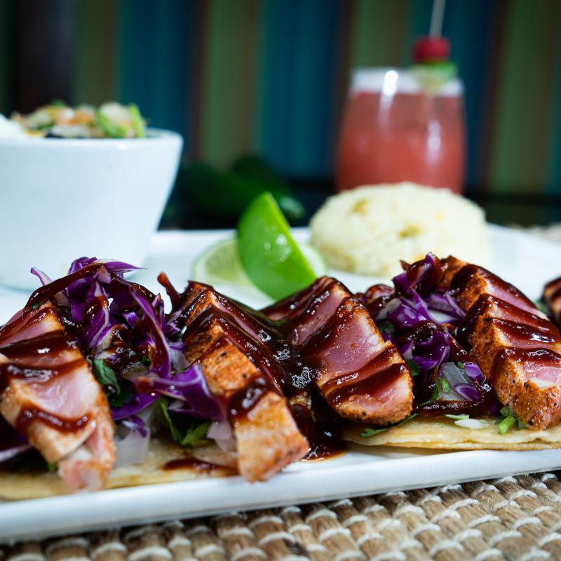 menu item 28 of 54, Tuna Tacos