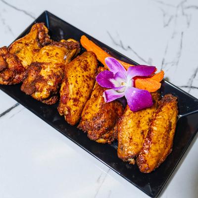 Dry Rub Chicken Wings.