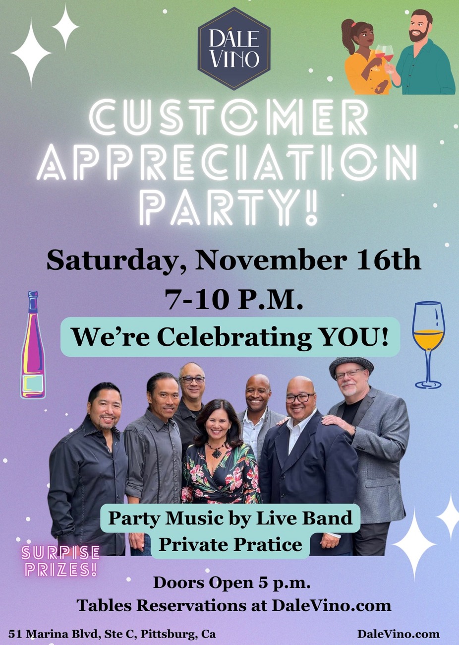 Customer Appreciation Party Ft. Live band Private Practice! event photo