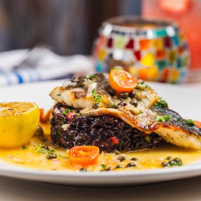 Sauteed Mediterranean Branzino.