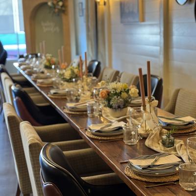 Guest decor for private event.