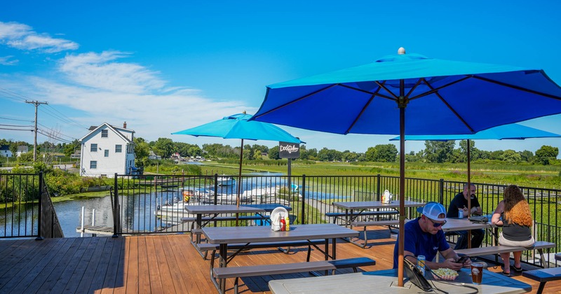 Exterior seating area