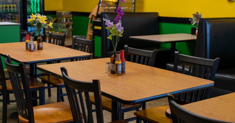 Interior seating space