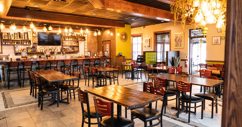 Tables ready for guests