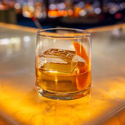 The old fashioned cocktail.