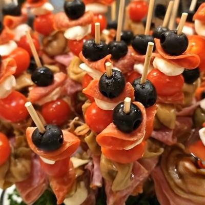 Antipasto Skewers.