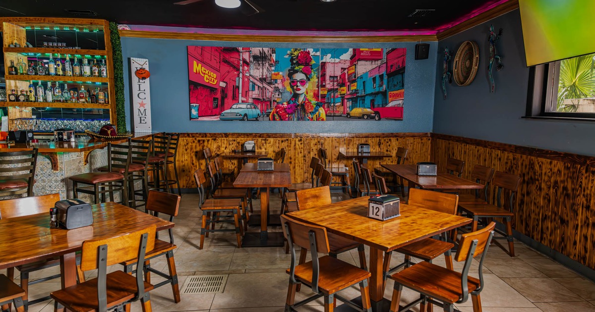 Interior seating area