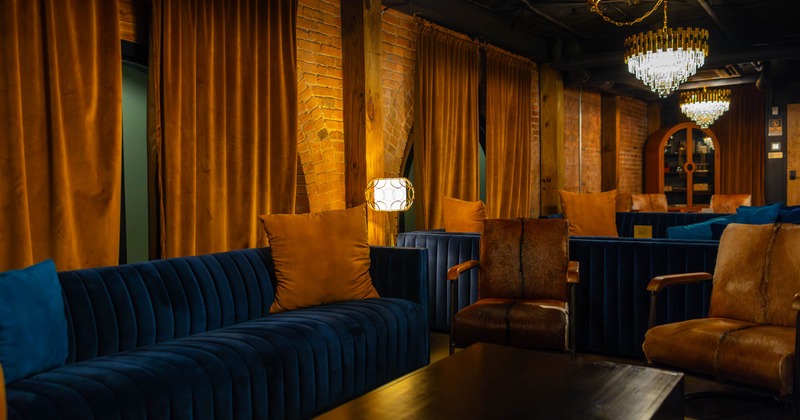 A seating area, home atmosphere