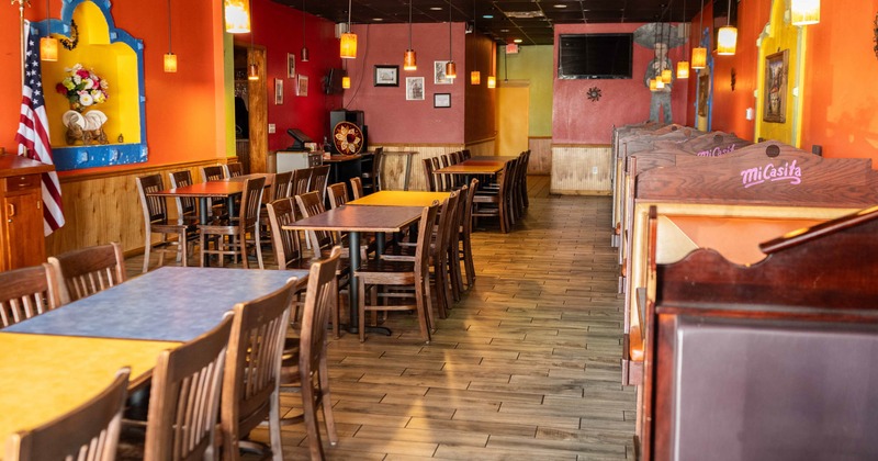 Interior, dining area