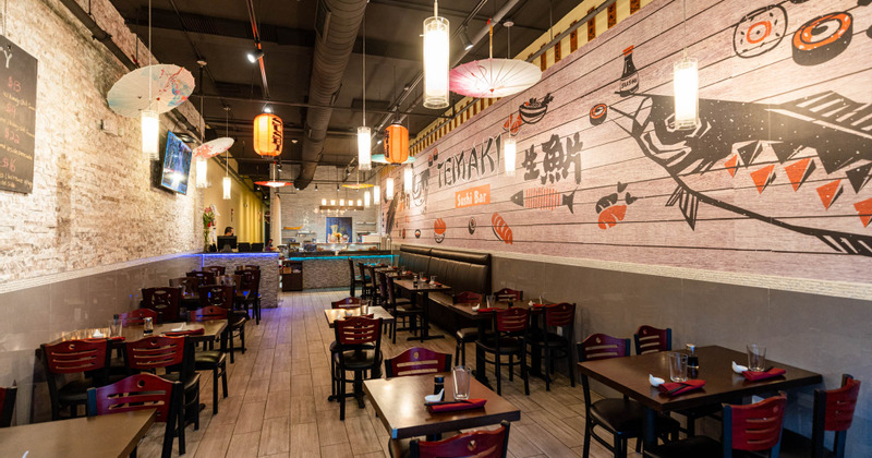 Interior, dining area