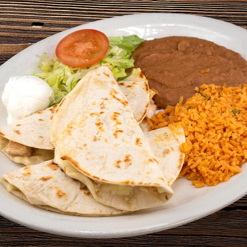 16. Three Quesadilla Plate photo
