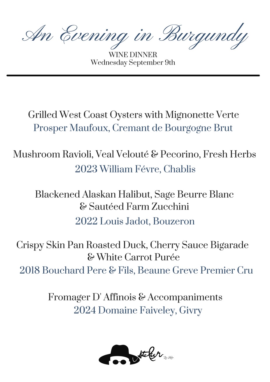 An Evening in Burgundy Wine Dinner event photo
