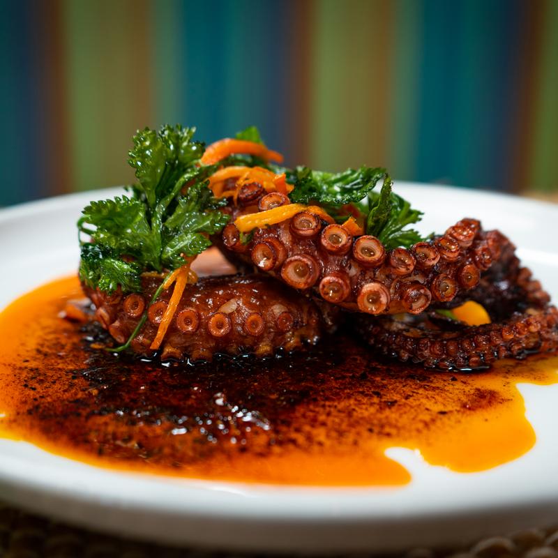 menu item 22 of 54, Pulpo Chile Mora