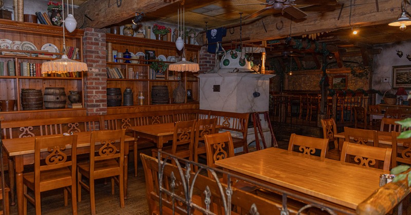 Interior, main dining area
