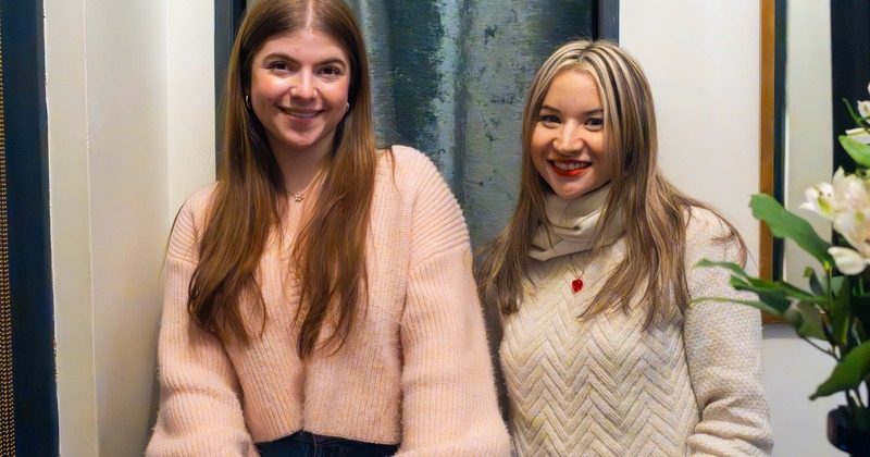 Employees posing for a picture