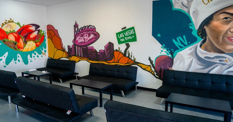 Interior, seating place, couch and chairs