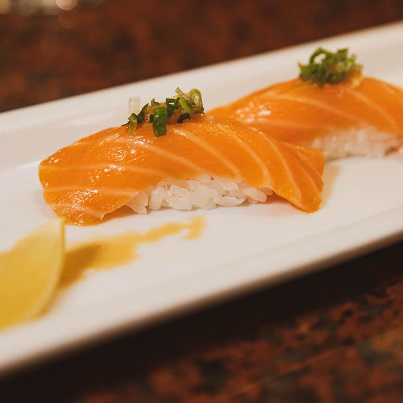 Fresh Sake Sashimi photo