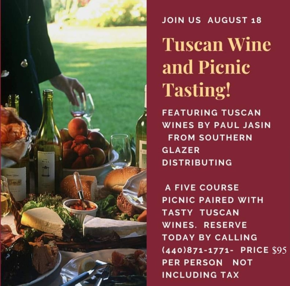 Tuscan Wine and picnic tasting event photo