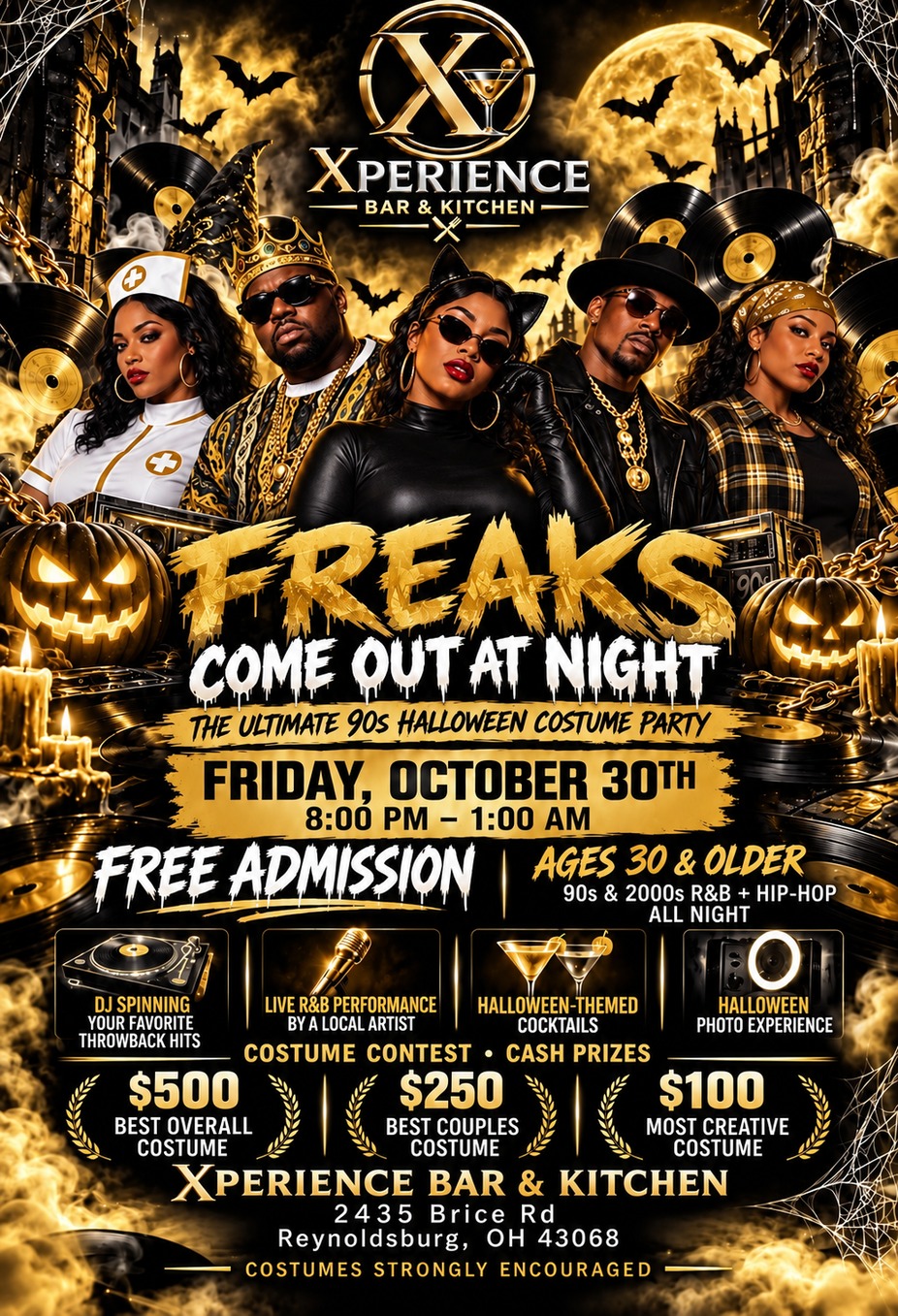 🎃🖤 FREAKS COME OUT AT NIGHT! 🖤🎃 event photo