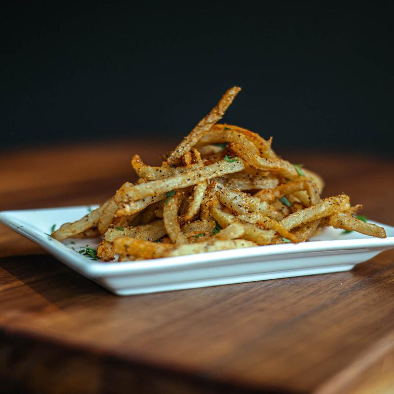 Rosemary Parmesan Fries With Truffle Aioli photo