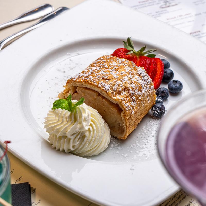 Warm Viennese Apple Strudel photo