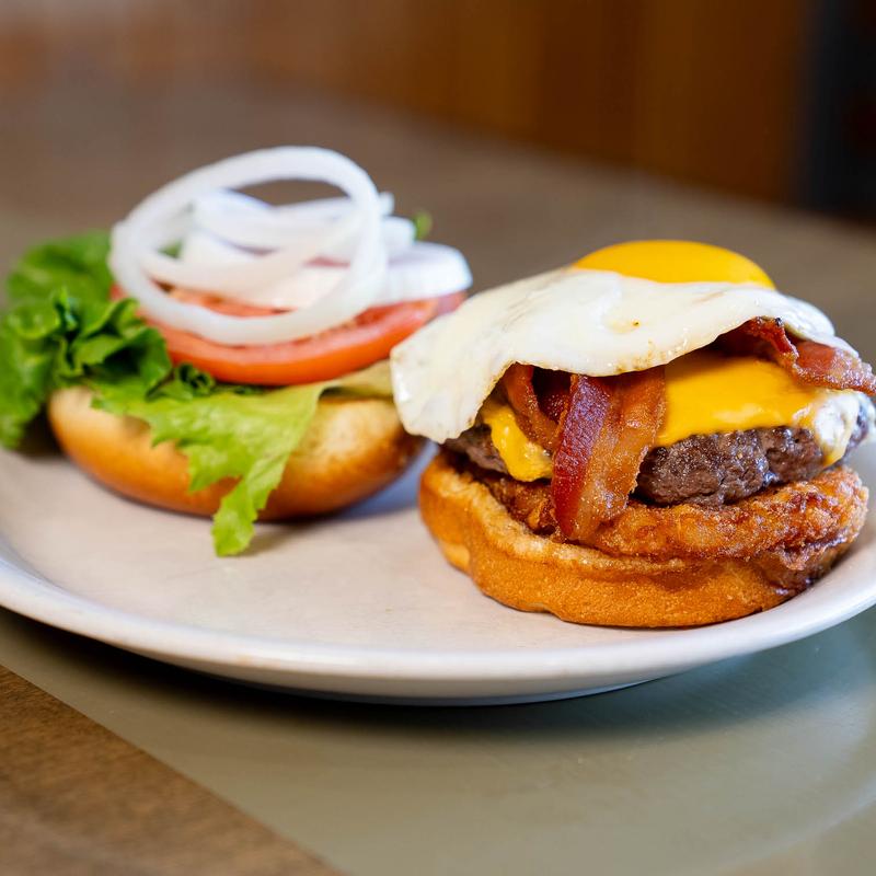 menu item 6 of 13, Gray Dog Breakfast Burger