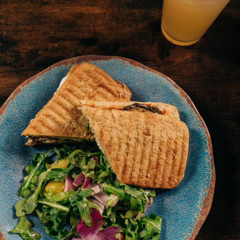 Oven Roasted Eggplant Sandwich photo