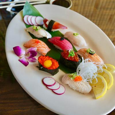 Nigiri platter.