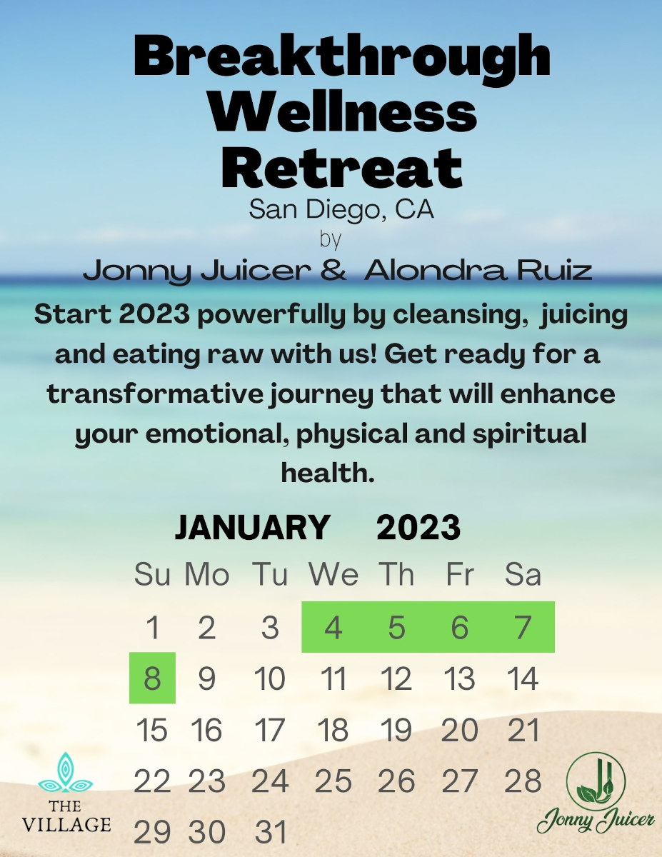 Sign up for our Wellness Retreat. Starts on January 4th!