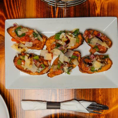 Bruschetta appetizzers.