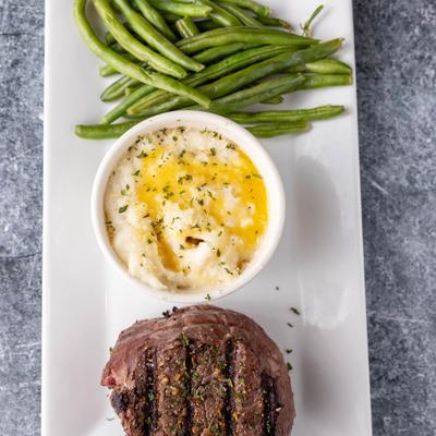 Steak Dinner.