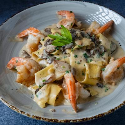 Pappardelle with Shrimp