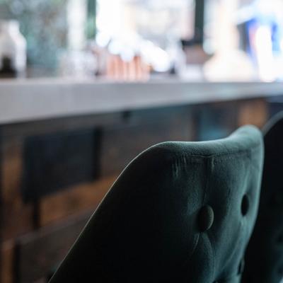 Interior, bar chair at the bar, closeup