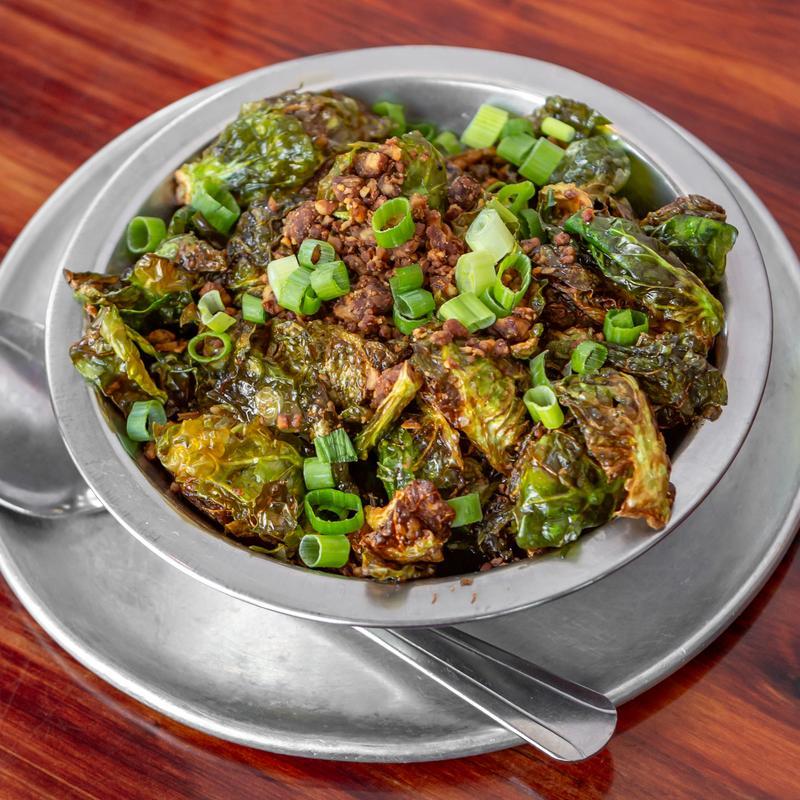 Crispy Brussels Sprouts (v) photo
