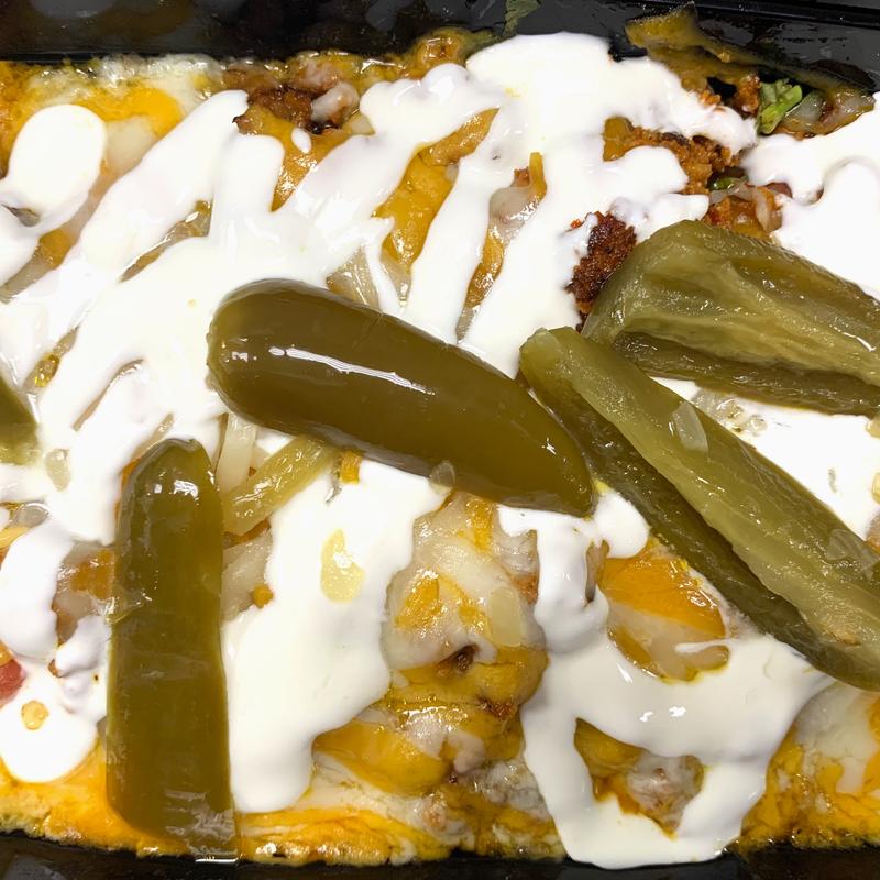 menu item 22 of 122, Nachos with Spicy Pork