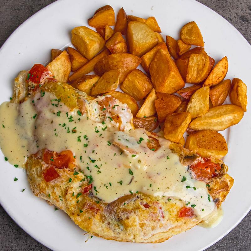 menu item 22 of 111, Plumeria Shrimp Omelette