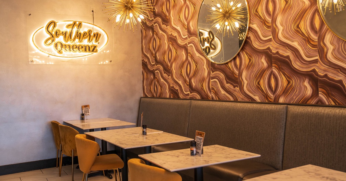 Interior, dining area