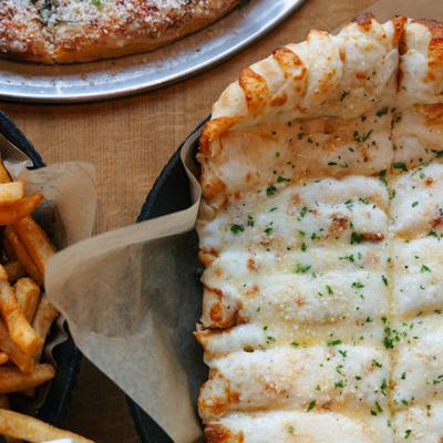 Cheesy breadsticks.